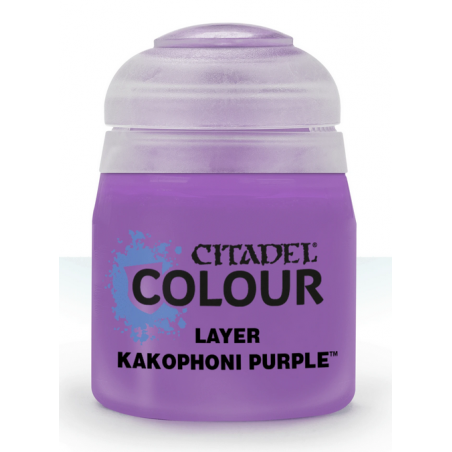 KAKOPHONI PURPLE colore LAYER citadel 12ML acrilico VIOLA opaco GAMES WORKSHOP età 12+ Games Workshop - 2