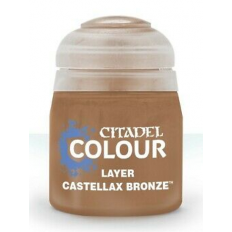 CASTELLAX BRONZE colore LAYER citadel 12ML acrilico BRONZO opaco GAMES WORKSHOP età 12+ Games Workshop - 2