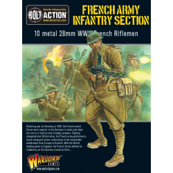 FRENCH ARMY INFANTRY SECTION fanteria francese BOLT ACTION 10 miniature in metallo WARLORD GAMES scala 1/56 Warlord Games - 1