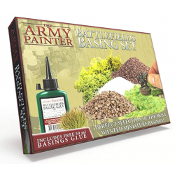 BATTLEFIELDS BASING SET kit per basette THE ARMY PAINTER per più di 75 miniature CON COLLA età 9+ THE ARMY PAINTER - 1