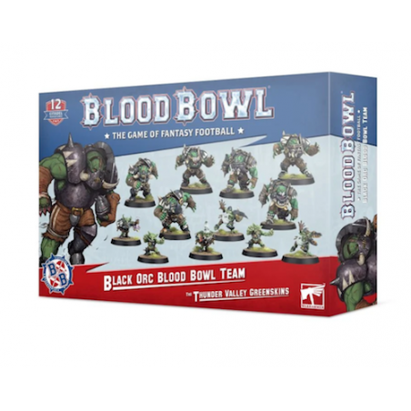 BLACK ORC the thunder valley greenskins BLOOD BOWL team WARHAMMER 12 miniature GAMES WORKSHOP età 12+ Games Workshop - 1