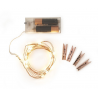 PORTAFOTO in rame FILO CON LUCI legami COPPER WIRE LIGHTS with photo holder clips 2 METRI Legami - 3
