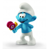 PUFFO CON LUMACA i puffi THE SMURFS originali SCHLEICH miniature in resina PERSONAGGI età 3+ Schleich - 1
