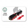 TRENO A BATTERIA locomotiva VAPORE FREDDO trenino BRIO 33884 steaming train WORLD età 3+ BRIO - 4