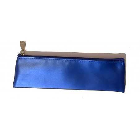 ASTUCCIO saccuccioli MINI BUSTINA glam glitter BLU con zip LEBEZ Legami - 1