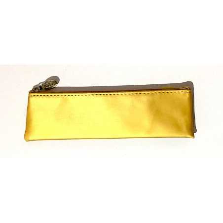 ASTUCCIO saccuccioli MINI BUSTINA glam glitter ORO CHIARO con zip LEBEZ Legami - 1