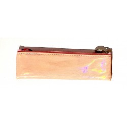 ASTUCCIO saccuccioli MINI BUSTINA glam glitter ROSA con zip LEBEZ LEBEZ - 1