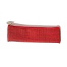 ASTUCCIO saccuccioli MINI BUSTINA tinta unita ROSSO con zip LEBEZ LEBEZ - 1