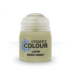 KRIEG KHAKI colore LAYER Citadel WARHAMMER BEIGE acrilico LUMEGGIATURE 12 ml Games Workshop - 1