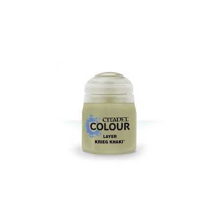 KRIEG KHAKI colore LAYER Citadel WARHAMMER BEIGE acrilico LUMEGGIATURE 12 ml Games Workshop - 1
