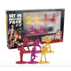 MOUSTACHE PACK 2 espansione per ZOMBICIDE set 5 IN INGLESE kickstarter SET COOLMINIORNOT - 2