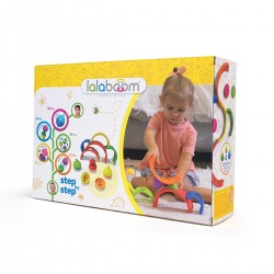 ARCOBALENO rainbow set LALABOOM step by step COSTRUZIONI IN PLASTICA età 18 mesi + lalaboom - 1