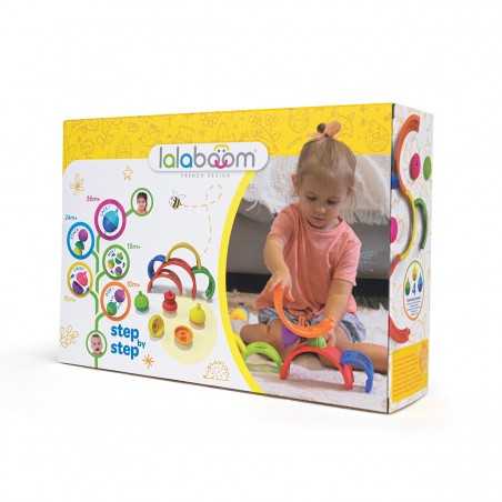 ARCOBALENO rainbow set LALABOOM step by step COSTRUZIONI IN PLASTICA età 18 mesi + lalaboom - 1