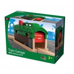 RIMESSA PASSANTE treni legno BRIO trenino 33574 TRAIN GARAGE