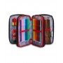 ASTUCCIO 3 ZIP triplo scomparto UNDERGROUND SOIL seven TRE PIANI accessoriato SEVEN - 3