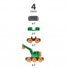 VAGONE CON GRU treni in legno BRIO trenino 33698 CLEVER CRANE WAGON