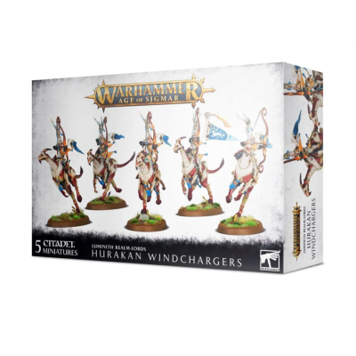 HURAKAN WINDCHARGERS lumineth realm lords WARHAMMER age of sigmar 5 MINIATURE età 12+ Games Workshop - 1