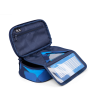 ASTUCCIO pencil case SATCH attrezzato TROUBLEMAKER box BLU con squadra in omaggio Satch - 2