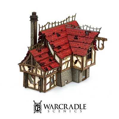 GLOOMBURG TAVERN warcradle scenics SCENARIO taverna FANTASY 28mm - 1