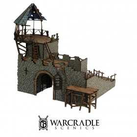 GLOOMBURG GATEHOUSE warcradle scenics SCENARIO 28mm FANTASY warcradle scenics - 1