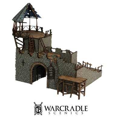 GLOOMBURG GATEHOUSE warcradle scenics SCENARIO 28mm FANTASY warcradle scenics - 1