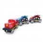 BISARCA TRASPORTO AUTO trenino TRENO ferrovia HAPE race car transporter E3735 età 3+ Hape - 2