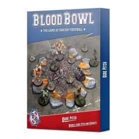 OGRE PITCH & DUGOUTS per Blood Bowl campo e panchine Games Workshop - 1
