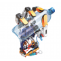MANO CIBERNETICA sistema idraulico STEM kit scientifico 203 PEZZI no motore NO BATTERIA età 10+ SeleGiochi - 7