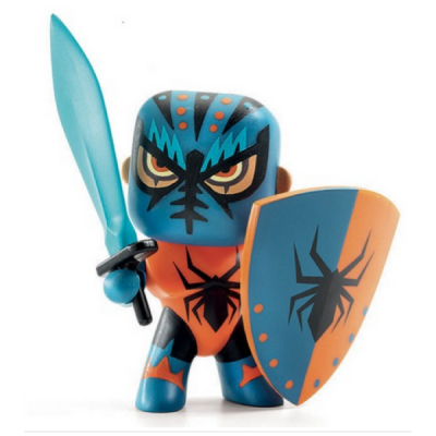 SPIDER KNIGHT miniatura in resina ARTY TOYS action figure DJECO cavalieri DJ06739 età 4+ Djeco - 1