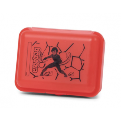 PORTA MERENDA lunch box ERGOBAG contenitore SUPBEARHERO senza bpa ROSSO Ergobag - 1