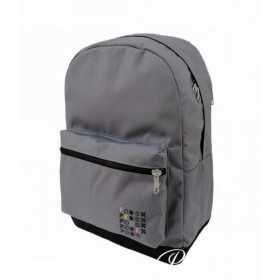 ZAINO monoscomparto FEDEZ X SEVEN scuola GRIGIO cartella MATERIALE RICICLATO SEVEN - 1