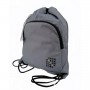 SACCA SPORT easy backpack FEDEZ X SEVEN zainetto GRIGIO a strozzo COULISSE SEVEN - 1
