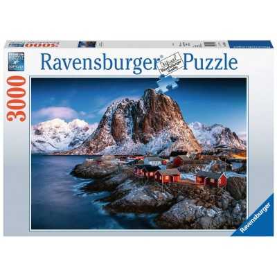 PUZZLE ravensburger 3000 PEZZI originale HAMNOY LOFOTEN cm 121 x 80 Ravensburger - 1