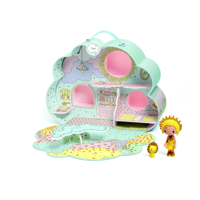 CASA DI SUNNY E MIA bambole TINYLY djeco NUVOLA con manico DJ06953 età 4+ Djeco - 1