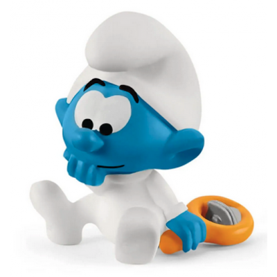 PUFFO BEBE' originale THE SMURFS puffi SCHLEICH in resina 20830 età 3+ Schleich - 1