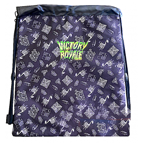 ZAINETTO COULISSE zaino FORTNITE panini VICTORY ROYALE chiusura a strozzo SACCA fantasia Franco Panini Ragazzi - 1