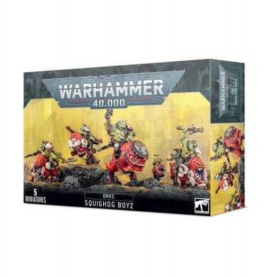 SQUIGHOG BOYZ Orks Nob su Squig Zpakkatore 5 miniature Warhammer 40000 Games Workshop - 1