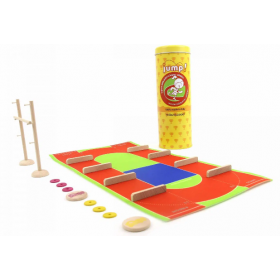 JUMP gioco delle pulci ATLETICA in legno MILANIWOOD con tappetino 100% MADE IN ITALY età 5+ MILANIWOOD - 2