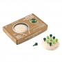 GREEN TRIS noughts and crosses GIOCO IN LEGNO milaniwood 100 % MADE IN ITALY età 5+ MILANIWOOD - 1