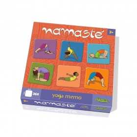NAMASTE' YOGA MEMO gioco del memory POSIZIONI creativamente 36 TESSERE età 3+ Creativamente - 1