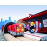 FERROVIA METROPOLITANA treni in legno BRIO trenino 33513 METRO RAILWAY SET