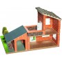 VILLA CON GARAGE kit modellismo per bambini TEIFOC 330 pezzi TEIFOC - 2
