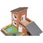 VILLA CON GARAGE kit modellismo per bambini TEIFOC 330 pezzi TEIFOC - 3