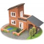 VILLA CON GARAGE kit modellismo per bambini TEIFOC 330 pezzi TEIFOC - 4