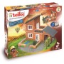 VILLA CON GARAGE kit modellismo per bambini TEIFOC 330 pezzi TEIFOC - 1