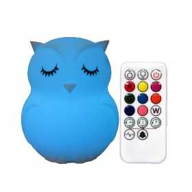 LAMPADA DA NOTTE in silicone GUFO cambiacolore Simply for Kids Simply for Kids - 1