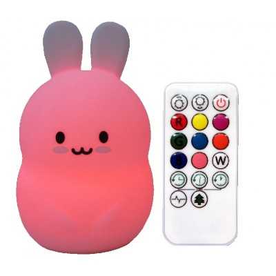 LAMPADA DA NOTTE in silicone CONIGLIO cambiacolore Simply for Kids Simply for Kids - 1