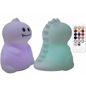 LAMPADA DA NOTTE in silicone DINOSAURO cambiacolore Simply for Kids Simply for Kids - 1