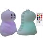 LAMPADA DA NOTTE in silicone DINOSAURO cambiacolore Simply for Kids Simply for Kids - 1