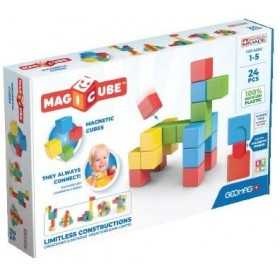 MAGICUBE FULL COLOR TRY ME 24 PEZZI costruzioni magnetiche Geomag da 1 a 5 anni Geomag - 1